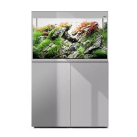 AQUAEL ZESTAW AKWARIOWY GLOSSY ST 80 D&N SZARY + SZAFKA
